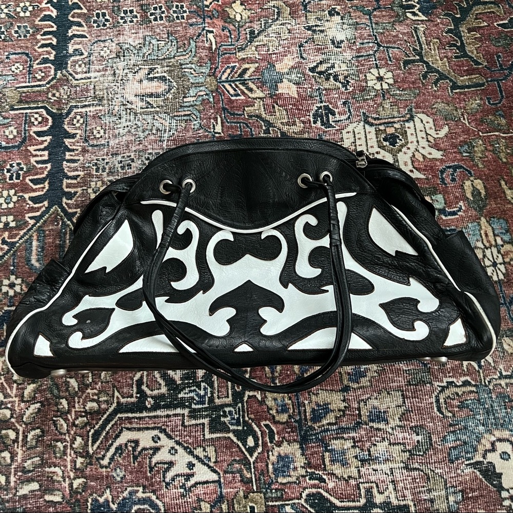 J.L. Saldivar genuine leather medium tote